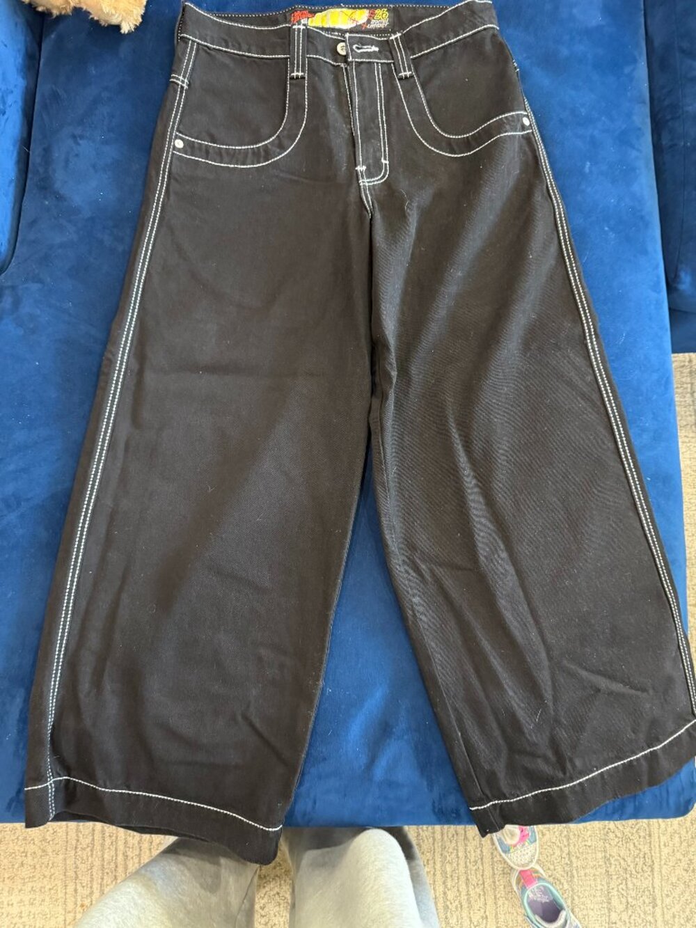 BRAND NEW UNWORN JNCO black 101 twin cannon jeans
